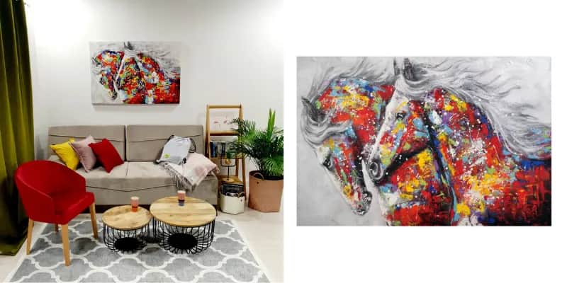 Jak dobrać obraz do salonu - sprawdzone zasady aranżacji wnętrz 2025